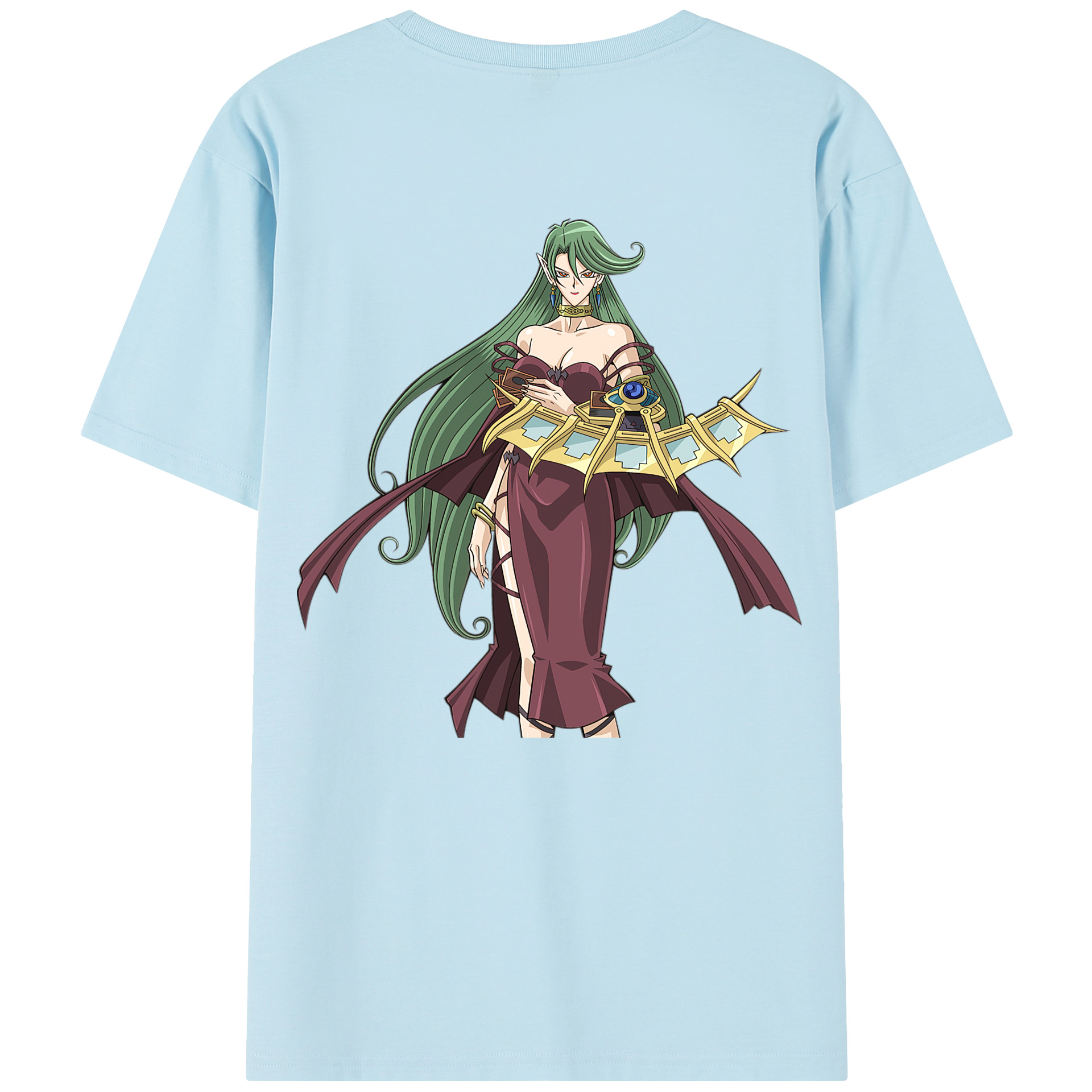 （画像用） 遊☆戯☆王 Yu-Gi-Oh! 綿100％半袖Tシャツ（背面プリント）